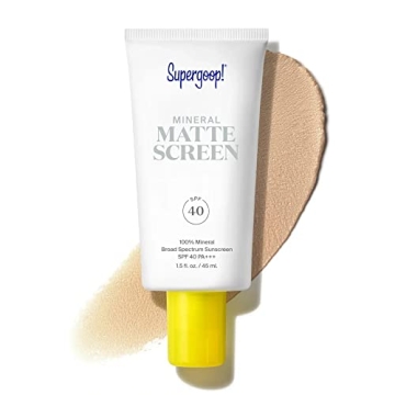 Supergoop! Mineral Mattescreen SPF 40 - Oil-Free Sunscreen