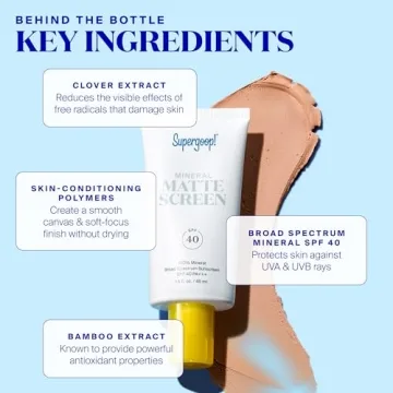 Supergoop! Mineral Mattescreen SPF 40 - Oil-Free Sunscreen