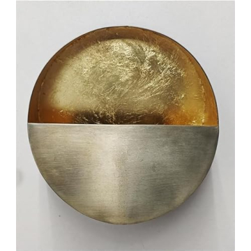 Exquisite Eclipse Metal Wall Sconce Candle Holders Set