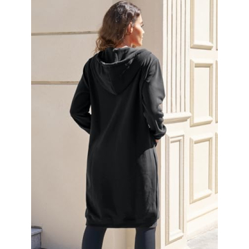 Ablanczoom Women's Comfortable Full Zip Fleece Hoodie