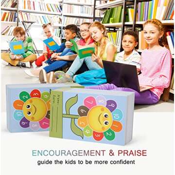 ONEDONE Punch Cards 200 Pack Incentive Reward Cards for Classroom Kindergarten Preschool Home 3.9" x...