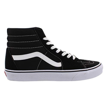 Vans Sk8-Hi Black White Skate VN-0D5IB8C Mens, 9 Women/7.5 Men