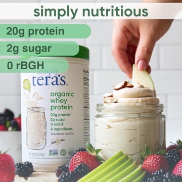 Simply Tera's Organic Whey Protein Powder Perfect for All