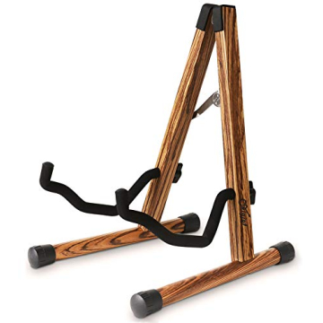 SNIGJAT Acoustic Guitar Stand - Elegant Wood Display for All Instruments
