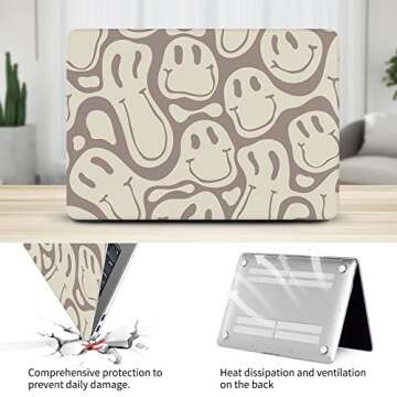 Watbro Compatible MacBook Air 13 inch Laptop case 2020 2019 2018 Release A2337 M1/A2179/A1932, Retro...