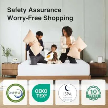 Novilla 12 Inch Queen Mattress for Comfortable Sleep