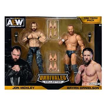 All Elite Wrestling Unrivaled Jon Moxley and Bryan Danielson Two Pack - Two 6-Inch Figures with Aew ...