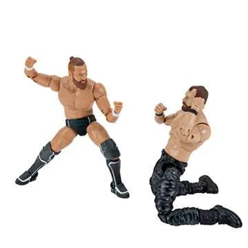 All Elite Wrestling Unrivaled Jon Moxley and Bryan Danielson Two Pack - Two 6-Inch Figures with Aew Microphones and Alternate Hand Accessories - Amazon Exclusive