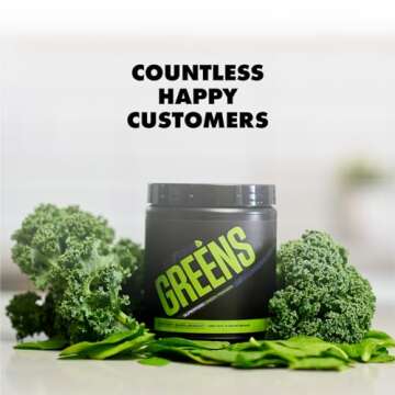 Sculpt Nation by V Shred Greens - Premium Greens Powder & Superfood Blend with Collagen to Support Skin, Digestion, and Energy - 30-Day Supply