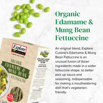 Explore Cuisine Organic Edamame Fettuccine 8 oz