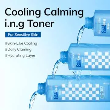 MIMU MIMU Cooling Calming i.n.g Toner｜Korean Facial Toner, Pore Tightening, for Sensitive, Acne-Pr...