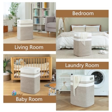 Stylish OIAHOMY Laundry Hamper for Elegant Storage Solutions
