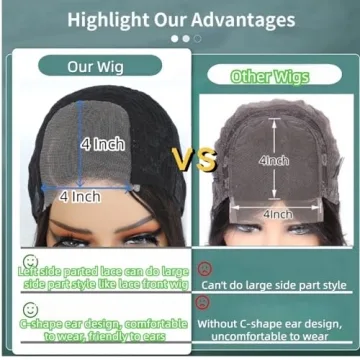 KeepMe 14 Inch Water Wave Bob Glueless Wig for Women