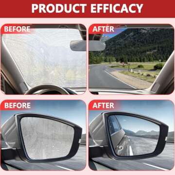 Efficient Automotive Oil Film Cleaning Brush for Clear Windows