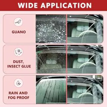 Efficient Automotive Oil Film Cleaning Brush for Clear Windows