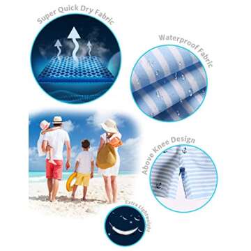 maamgic Swim Trunks Boys Toddler Bathing Suits for Kids Swimwear Baby Boy Swimsuit Boys Swim Shorts