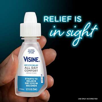Visine All Day Comfort Eye Drops - Pack of 3 Relief