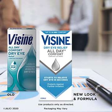 Visine All Day Comfort Eye Drops - Pack of 3 Relief