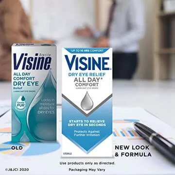 Visine All Day Comfort Eye Drops - Pack of 3 Relief
