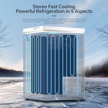 Kismile 2.8 Cubic Feet Compact Chest Freezer for Versatile Storage