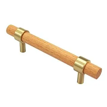 Stylish Savagrow Wooden Drawer Pulls - 2pcs Set