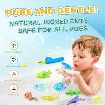 Shark Bath Bombs for Kids with Surprise Fishing Toy Set, 8 Fun Exploding Bath Balls & 9 Fishing Toys, Natural Handmade Organic Bubble Bath Fizzies, Ideal Birthday Holiday Christmas Gift for Boys Girls