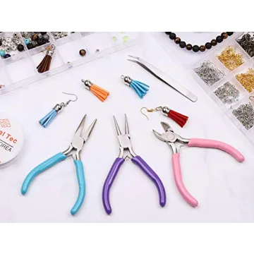 Shynek 3pcs Jewelry Pliers Set for Crafts and Repairs