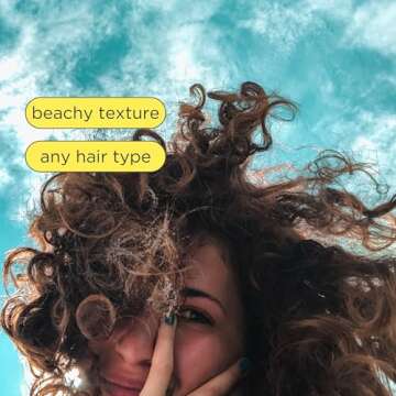 Pacifica Beauty, Salty Waves Texture Sea Salt Spray for Hair, Beachy Waves, Wavy Hair Products, Hydrating, Banana Scent, Curl Enhancing, Paraben Free, Sulfate Free, Vegan & Cruelty Free