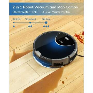 ILIFE V80 Max Robot Vacuum with Mopping & Alexa Support