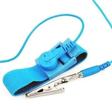 LUPO Anti Static Wrist Strap ESD Grounding PC Earthing Adjustable Wrist Strap Band - Prevents Build up of Static Electricity