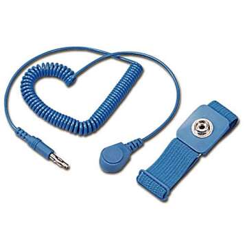 LUPO Anti Static Wrist Strap ESD Grounding PC Earthing Adjustable Wrist Strap Band - Prevents Build up of Static Electricity