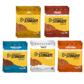 Organic Honey Waffle | Energy Stroopwafel for Exercise, Endurance and Performance | Sports Nutrition...