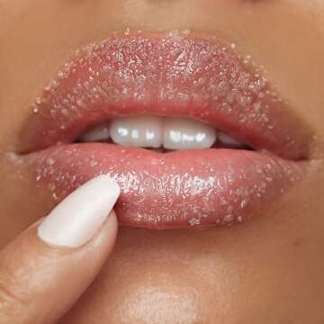 NCLA - Natural Sugar, Sugar Lip Scrub | Vegan, Cruelty-Free, Clean Skincare (Pink Champagne)