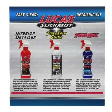 Lucas Oil Slick Mist Detailing Kit for Ultimate Vehicle Care