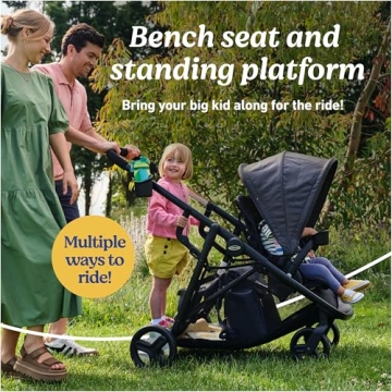 Graco Ready2Grow LX 2.0 Double Stroller for Twins & Toddlers