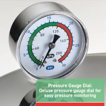 T-fal 22 Quart Pressure Cooker Canner Safe Efficient Cooking