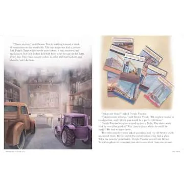 Little Purple Tractor Book for Kids on Self-Esteem