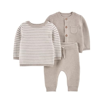 Carter's Cozy 3-Piece Baby Sweater Set for Infants