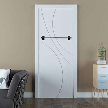 Coquilles Multi-Use Adjustable Magnetic Curtain Rods for Doors, Windows, Tool Boxes,16-28 Inch,Easy Installation，2-Pack，Black