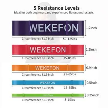 WEKEFON Pull Up Assistance Bands Thick Heavy Duty Resistance Bands Set for Men & Women, Exercise Ban...