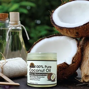 OKAY 100% Pure Coconut Oil for Hair & Skin 6 Fl Oz