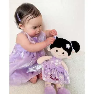 LeyaDoll Personalized Soft Baby Doll - Adorable & Safe Gift