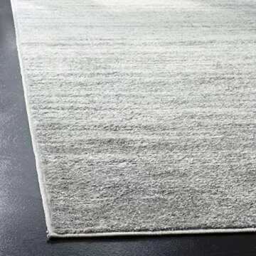 SAFAVIEH Adirondack Area Rug - Ivory & Silver Ombre Design