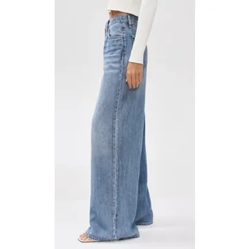 High Rise Wide Jeans by rag & bone - Fashionable Comfort