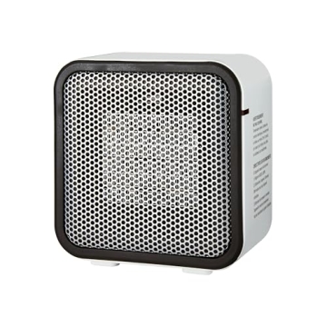 Compact Ceramic Space Heater for Desk Use
