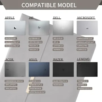 KALIDI Stylish Laptop Sleeve for MacBook and Surface Pro