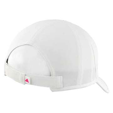 adidas Boys' Youth Superlite Cap, White/Solar Pink, One Size