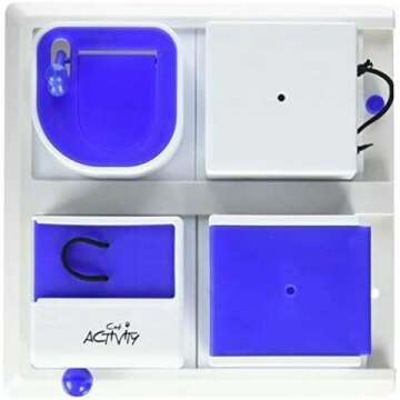 TRIXIE Cat Activity Poker Box: Fun Strategy Game