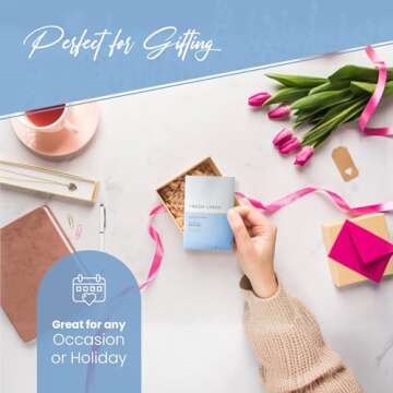 6 Pack Fresh Linen Large Scented Sachet Envelope by Expressive Scent