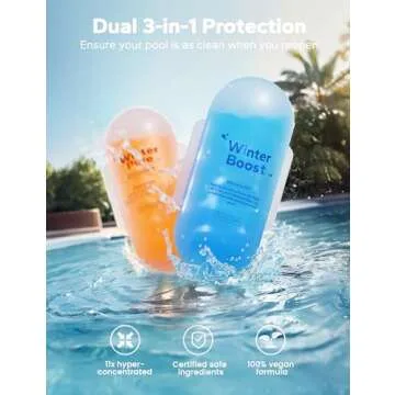 3 in 1 Winter Closing Kit - Pool Winterizing Kit for Above Ground and Inground Pools